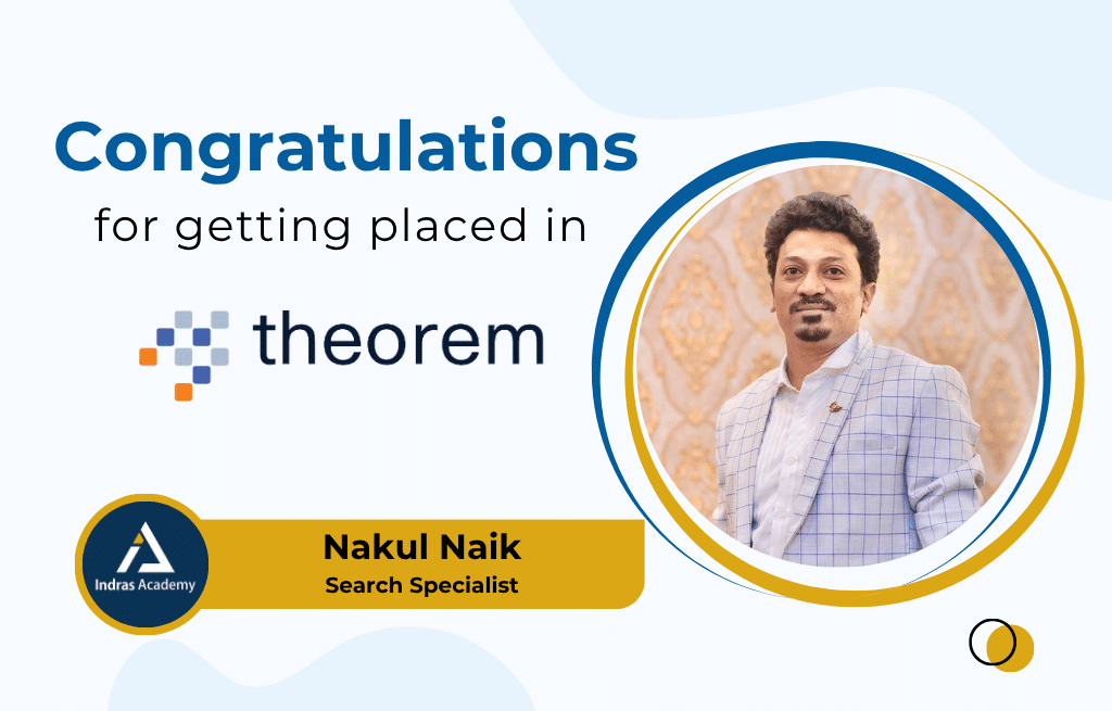 Nakul Naik Congratulation For Placed In Theorem