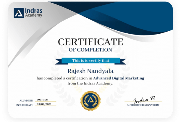 Digital Marketing -Certificate